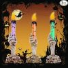 Horror Skull Ghost Holding Candle Lamp