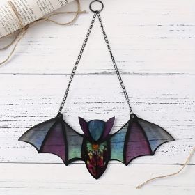 1pc Colorful Bat Suncatcher