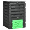 Compost Bin 120 Gallon Lightweight Sturdy with Vents Sliding Doors for Fertile Soil Creation