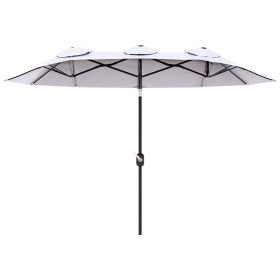9.5' Double-Sided Patio Umbrella