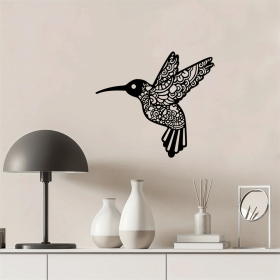 CIFbuy Vintage Hummingbird iron Wall Art Garden Patio Living Room Wall Decor Indoor Outdoor (TikTok, temu pick-up service)
