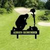 CIFbuy Silhouette Memorial Plaque Outdoor Patriotic Tribute Veterans Garden Decor(TikTok, temu pick-up service)