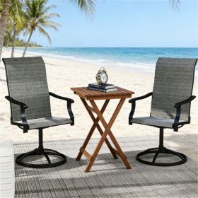 Courtyard chairs, one set of two armchairs, dining chairs, gray