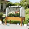 Elevated bed, planting box, sand