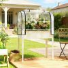 Elevated garden bed, plant bed, planting box (White)