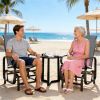 Sliding lounge chair set of two, lounge chair, outdoor chair, courtyard chair, gray