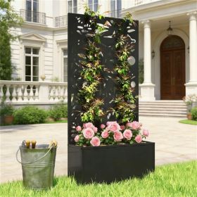 Garden bed, wall mounted flower bed, planting basin, plant rack