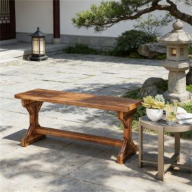 Outdoor wooden bench, garden bench, terrace bench, suitable for porch, park