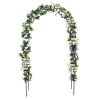 78"H x 45"W Metal Garden Arch Trellis