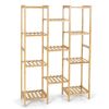 9/11-Tier Bamboo Plant Stand