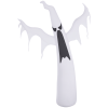 6' Tall Halloween Inflatables Outdoor Decorations White Ghost, Light Up Blow Up Yard Decor with LED Light and Fan Indoor Outdoor for Garden, Lawn