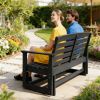 Double seat glider black