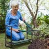 Outsunny Garden Kneeling Bench with 1 Large Side Tool Pouch & Easy Folding Design