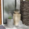 6 Pack Garden Cloches for Plants, 16" x 13" Metal Crop Cage, Plant Cages to Keep Animals Out, White