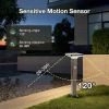 Solar Path Light Motion Sensor Dusk to Dawn Landscape Driveway Light Wireless Bollard Light 2218