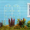 2 Pack Metal Garden Trellis 86.7" x 19.7" Rustproof