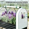 Elevated garden bed, greenhouse, suitable for planting, black