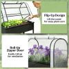 Elevated garden bed, plant bed, planting box (black)