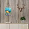 NEW Flounder Wall or Door Hanging Prints Aluminum Metal Sign Kitchen Wall Bar Bathroom Plaque Home Decor Front Door Plaque, 12x16, Multicolor