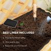 Raised Garden Bed with Trellis
