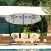 9.5' Double-Sided Patio Umbrella