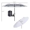 9.5' Double-Sided Patio Umbrella