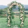 78"H x 45"W Metal Garden Arch Trellis