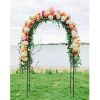 78"H x 45"W Metal Garden Arch Trellis