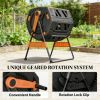 Outdoor composting bin, composting machine, Orange