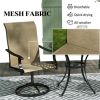 Courtyard chairs, one set of two armchairs, dining chairs, brown