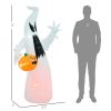 5.9' Halloween LED Ghost with Pumpkin