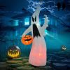 5.9' Halloween LED Ghost with Pumpkin