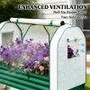 Elevated garden bed, greenhouse, suitable for planting, Green
