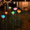EiGreen 6 Pack Solar Garden Lights Outdoor Decor Stake Yard Figurine