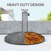 19" Patio Umbrella Base, 26 lbs Heavy Duty Umbrella Stand