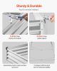 VEVOR Metal Raised Garden Bed, 12 x 4 x 1 ft Outdoor Galvanized Planter Box