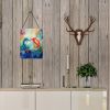 NEW Seahorses Wall or Door Hanging Prints Aluminum Metal Sign Kitchen Wall Bar Bathroom Plaque Home Decor Front Door Plaque, 12x16, Multicolor