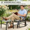 Gliding chair, gray seat, lounge chair, sun chair