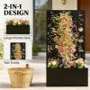 Garden bed, wall mounted flower bed, planting basin, plant rack