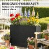 Elevated garden bed box