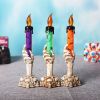 Horror Skull Ghost Holding Candle Lamp