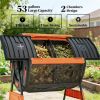 Outdoor composting bin, composting machine, Orange