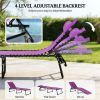 Folding lounge chair, sun chair, outdoor lounge chair, purple
