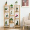 9/11-Tier Bamboo Plant Stand