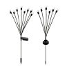 LED Solar Powered Firefly Lights Warm Yellow Lights 14.5 Inch x 2