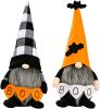 2 Pack Halloween Gnomes Plush Decor