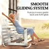 Courtyard chair, glider chair, garden chair, swing chair, white