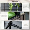 Raised Garden Bed with Trellis, Self-Watering Planter Box, 69.7" Tomato Planters for Climbing Plants Vegetable Vine Flowers