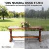 Outdoor wooden bench, garden bench, terrace bench, suitable for porch, park