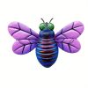 1pc/4pcs, Metal Colorful Bee Wall Decor